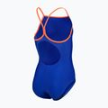 Купальник суцільний дитячий arena Light Drop Solid neon blue/team orange/team orange 4