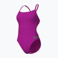Купальник суцільний жіночий Arena Team Swimsuit Challenge Solid very fuchsia/team green 3