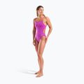 Купальник суцільний жіночий Arena Team Swimsuit Challenge Solid very fuchsia/team green 6