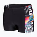 Плавки-боксерки Arena Lit Logo Swim Short black/multi 3