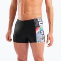 Плавки-боксерки Arena Lit Logo Swim Short black/multi 8