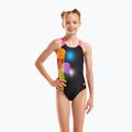 Дитячий суцільний купальник arena Dots Swim Pro Back black multi/black/shocking pink 5