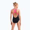 Дитячий суцільний купальник arena Dots Swim Pro Back black multi/black/shocking pink 7