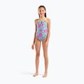 Дитячий суцільний купальник arena Spring Lightdrop Back water multi/yellow star 6