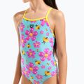 Дитячий суцільний купальник arena Spring Lightdrop Back water multi/yellow star 8