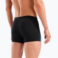 Плавки-боксерки чоловічі arena Graphic Swim Short black/turquoise 9