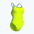 Купальник суцільний жіночий Arena Lace Back Solid artic lime/blue cosmo 4