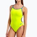Купальник суцільний жіночий Arena Lace Back Solid artic lime/blue cosmo 8