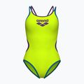 Купальник суцільний жіночий arena One Double Cross Back One Piece artic lime/plum/blue cosmo