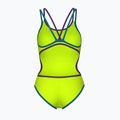 Купальник суцільний жіночий arena One Double Cross Back One Piece artic lime/plum/blue cosmo 2