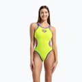 Купальник суцільний жіночий arena One Double Cross Back One Piece artic lime/plum/blue cosmo 5