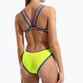 Купальник суцільний жіночий arena One Double Cross Back One Piece artic lime/plum/blue cosmo 9