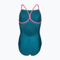 Купальник суцільний дитячий arena Light Drop Solid deep teel/shocking pink/verbena 2