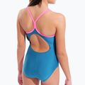 Купальник суцільний дитячий arena Light Drop Solid deep teel/shocking pink/verbena 9
