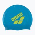 Шапочка для плавання arena Big Logo blue cosmo/artic lime