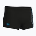 Плавки-боксерки чоловічі arena Basic Swim Short black/turquoise 4