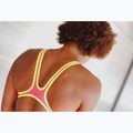 Купальник суцільний жіночий arena One Shaded Print Tech One Back bright coral royal multi/soft green 12