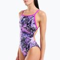 Купальник суцільний жіночий arena Earth View Xcriss Cross pink multi/very fuchsia 4