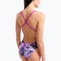 Купальник суцільний жіночий arena Earth View Xcriss Cross pink multi/very fuchsia 5