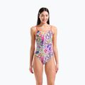 Купальник суцільний жіночий arena Painting Lace Back multi/bright coral 5