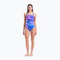 Купальник суцільний жіночий arena Earth Challange Back neon blue multi/neon blue/neon blue 2