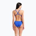 Купальник суцільний жіночий arena Earth Challange Back neon blue multi/neon blue/neon blue 3