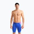 Плавки чоловічі arena Earth Swim Jammer neon blue/neon blue multi 5
