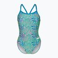 Купальник суцільний жіночий arena Snake Skin Challenge blue cosmo multi/blue cosmo