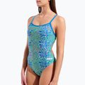 Купальник суцільний жіночий arena Snake Skin Challenge blue cosmo multi/blue cosmo 8