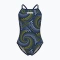 Купальник суцільний дитячий arena Fireflow Lightdrop Back navy/team navy yellow