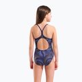Купальник суцільний дитячий arena Fireflow Lightdrop Back navy/team navy yellow 7