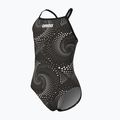 Купальник суцільний дитячий arena Fireflow Lightdrop Back black/team black 3