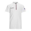 Футболка тенісна дитяча Tecnifibre Polo біла 22F3VE F3