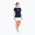 Футболка тенісна жіноча Tecnifibre Team Cotton Tee синя 22WCOTEM34