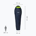 Спальний мішок Millet Baikal 1100 Regular saphir 4