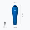 Спальний мішок Millet Baikal 750 Regular sky diver 4