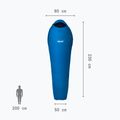 Спальний мішок Millet Baikal 750 Long правий sky diver 4