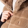 Жіночий жилет Aulp Carra Faux Fur taupe 4
