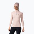 Жіноча термоактивна кофта Rossignol Classique 1/2 Zip powder pink