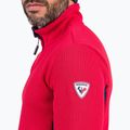 Кофта гірськолижна чоловіча Rossignol Cieloalto Fleece Half zip sports red 5