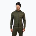 Кофта чоловіча Rossignol Blackside Mix Full Zip Hoodie Fleece olive shadow
