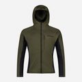 Кофта чоловіча Rossignol Blackside Mix Full Zip Hoodie Fleece olive shadow 8