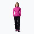 Кофта флісова жіноча Rossignol Mid Layer Stretch Half Zip electric fuchsia 2