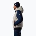 Куртка лижна чоловіча Rossignol Corduroy Down Bomber silver cloud/dark navy 4