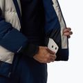 Куртка лижна чоловіча Rossignol Corduroy Down Bomber silver cloud/dark navy 11
