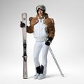 Штани лижні жіночі Rossignol JCC Softshell white 2