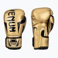 Рукавиці боксерські чоловічі Venum Elite золотисто-чорні 1392-449