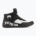 Кросіки боксерські Venum Elite Wrestling black/white 2