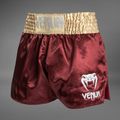 Шорти для тренувань чоловічі Venum Classic Muay Thai burgundy/gold/white 3