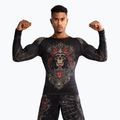 Рашгард лонгслів чоловічий Venum Santa Muerte 5.0 Men’S Long Sleeve Rashguard deep black/gold 4